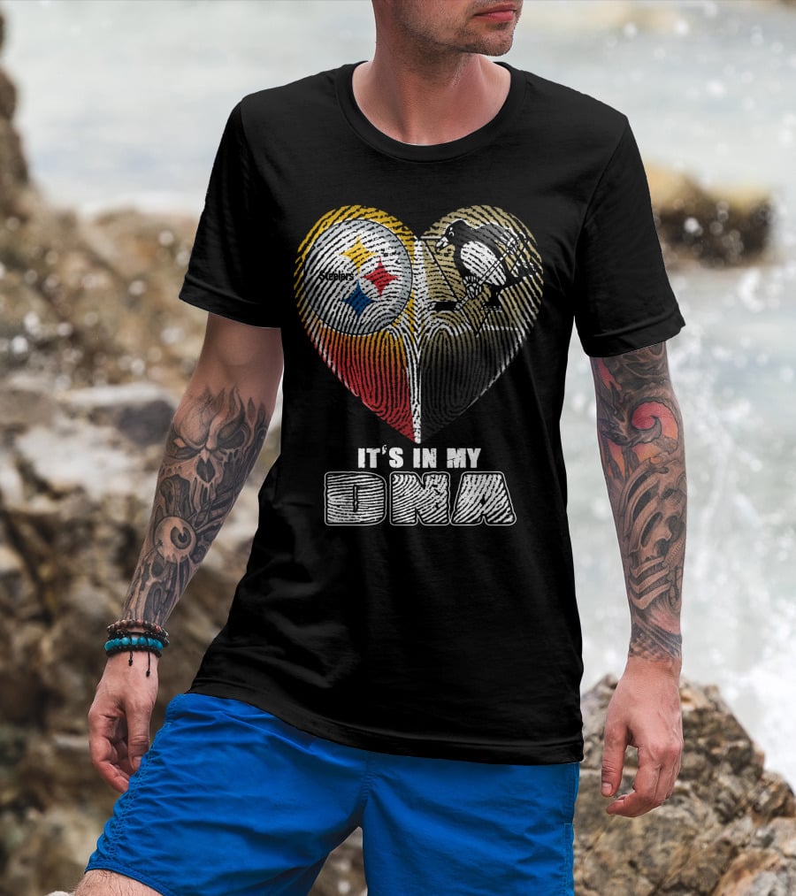 Steelers Penguins It's In My Dna T-Shirt