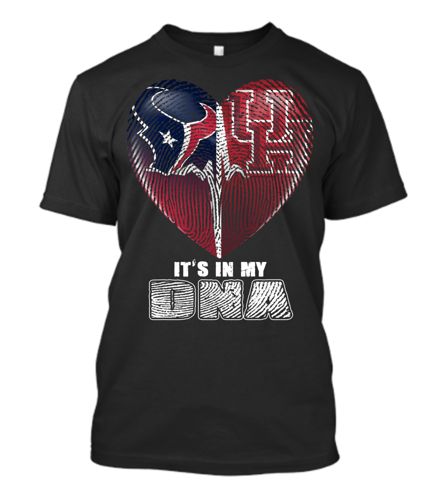 Houston Texans Uh Heart It's In My Dna T-Shirt