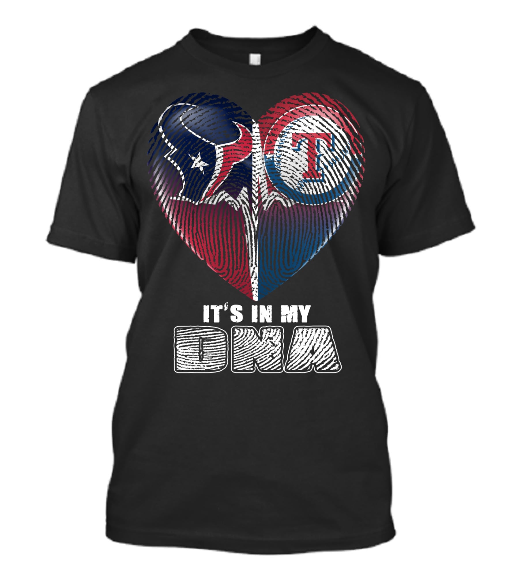 Houston Texans Texas Rangers It's In My Dna T-Shirt
