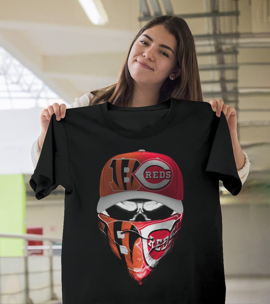 Bengals Reds Crossover Skum T-Shirt