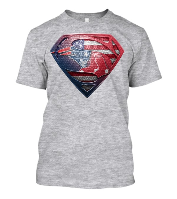 Superman Red Sox American Flag Tribute T-Shirt