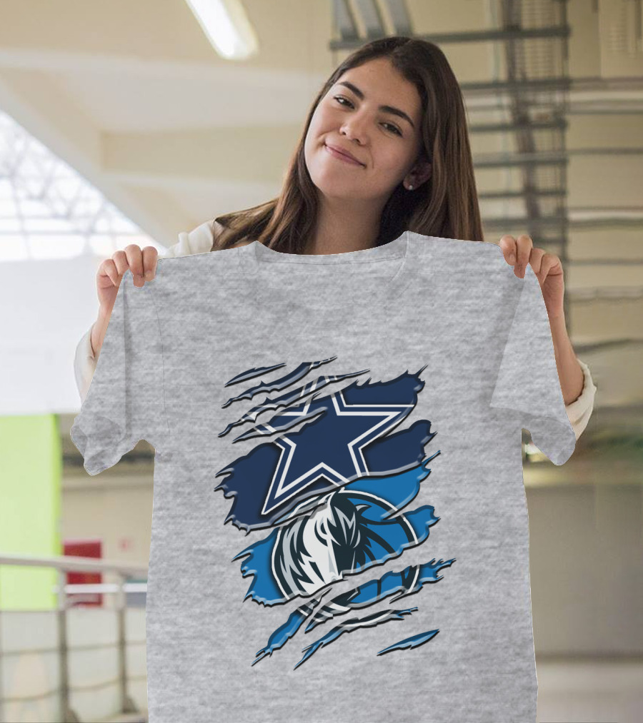 Dallas Cowboys Mavericks Crossover Rah 044 T-Shirt