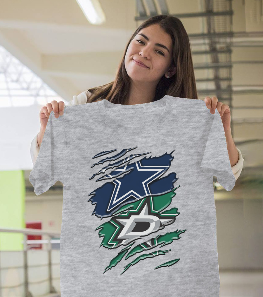 Dallas Cowboys And Dallas Stars Rah 045 T-Shirt
