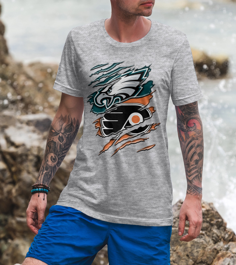 Philadelphia Eagles Flyers Rah 056 T-Shirt
