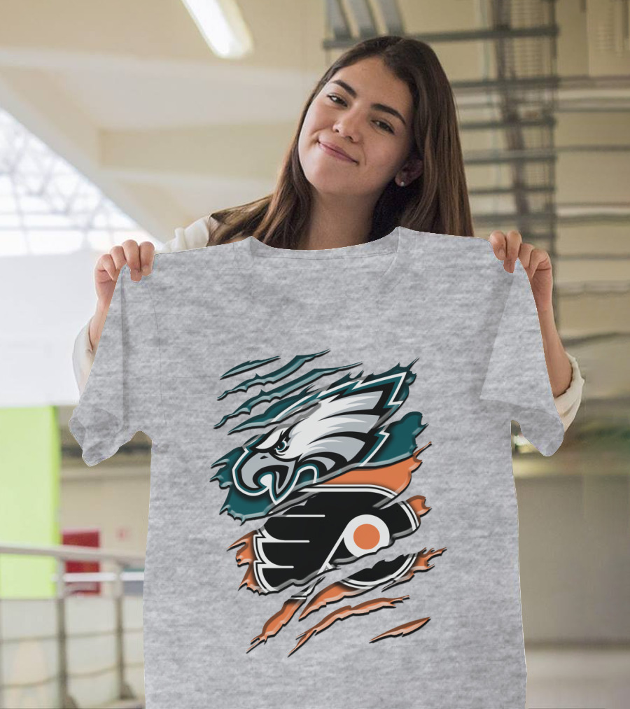 Philadelphia Eagles Flyers Rah 056 T-Shirt