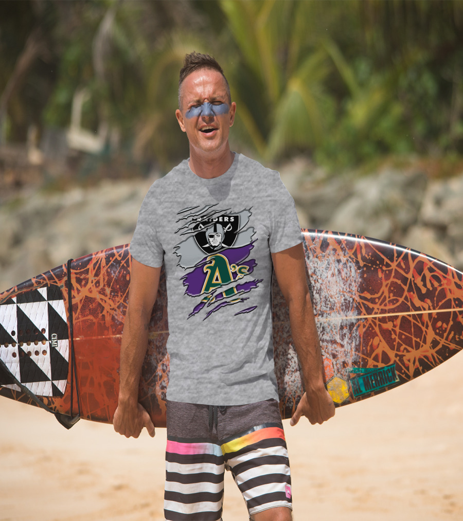 Raiders A's Logo Blend T-Shirt