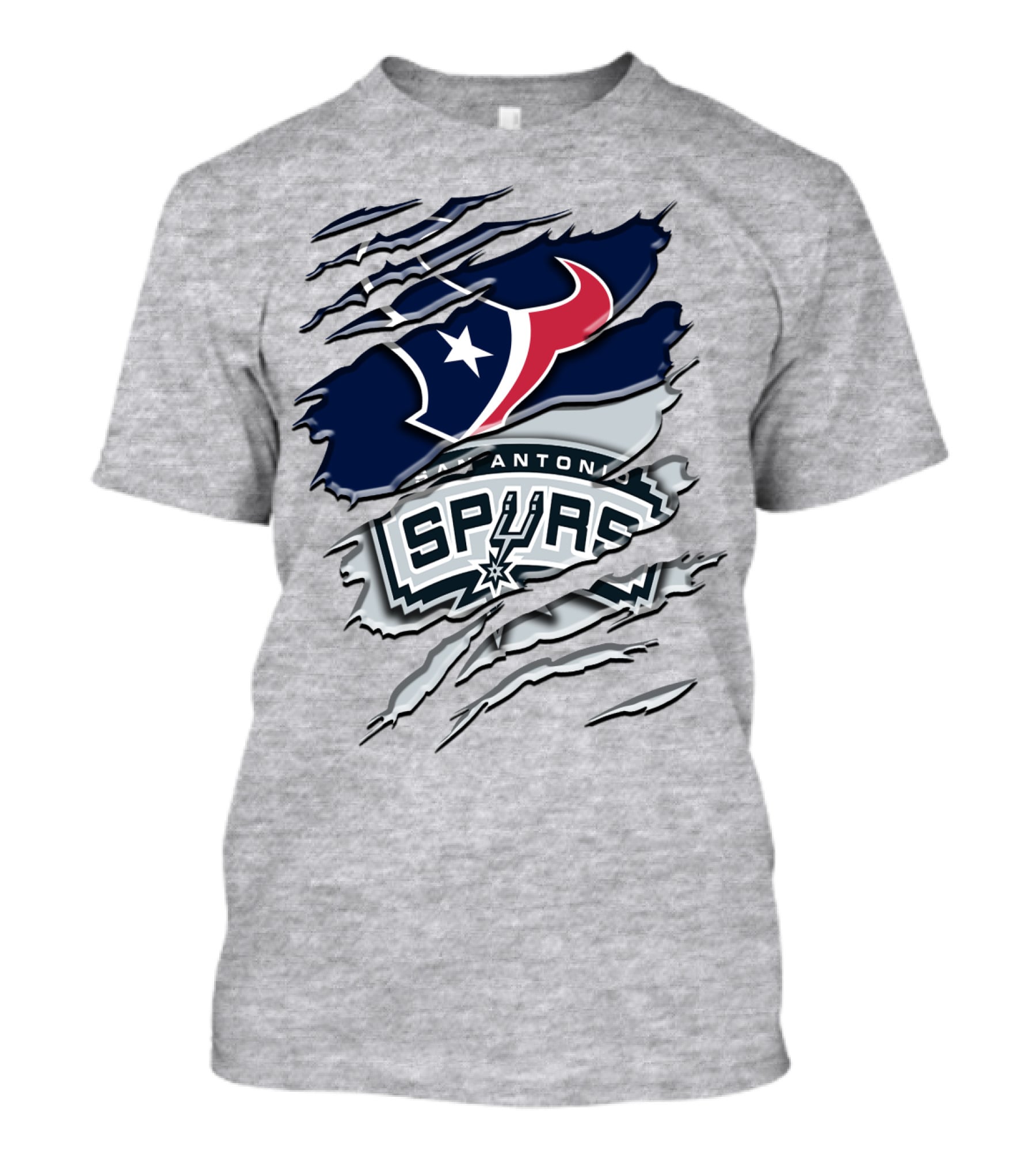 San Antonio Spurs Houston Texans Rah T-Shirt