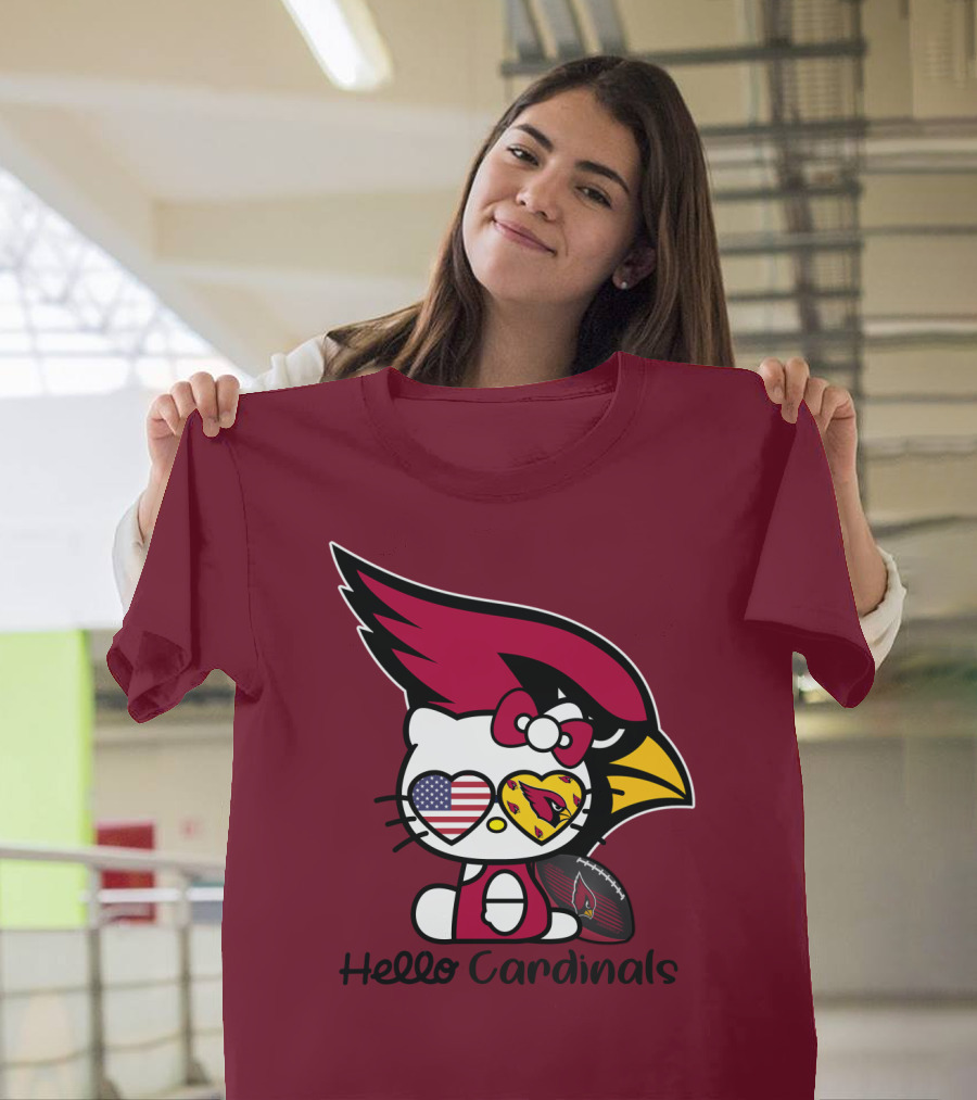 Hello Cardinals Arizona Cardinals T-Shirt