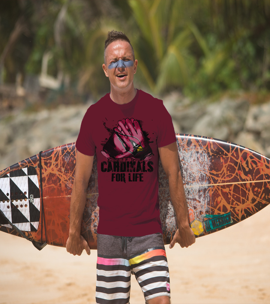 Arizona Cardinals For Life T-Shirt