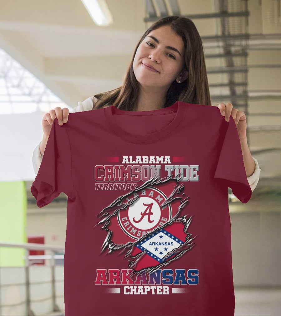 Alabama Crimson Tide Territory Arkansas Chapter T-Shirt