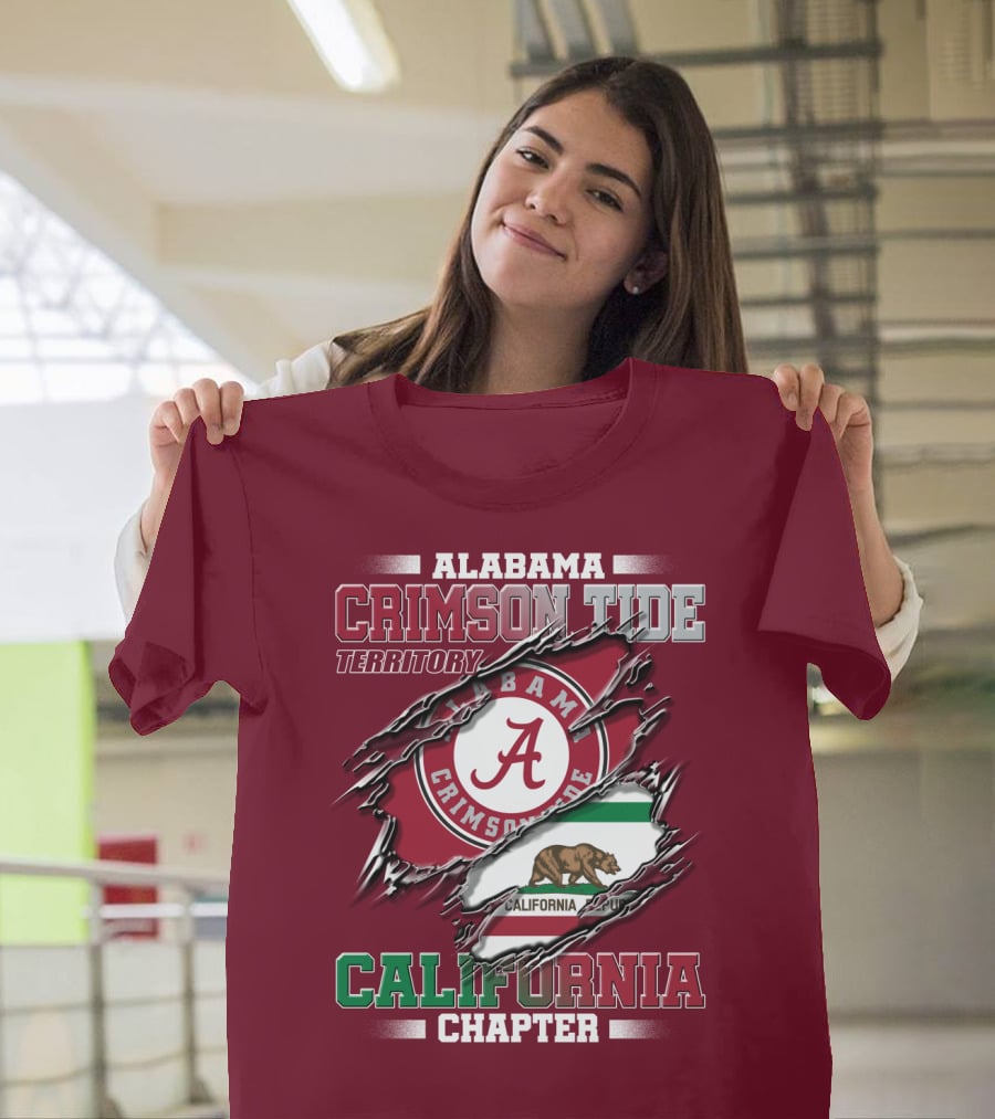 Alabama Crimson Tide Territory California Chapter T-Shirt
