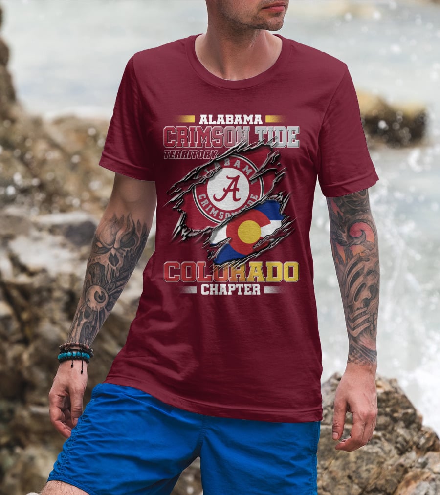 Alabama Crimson Tide Territory Colorado Chapter T-Shirt