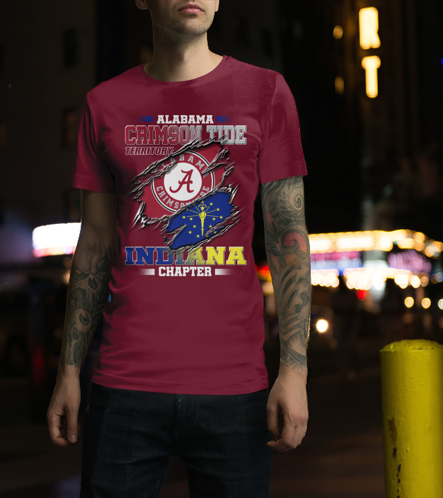 Alabama Crimson Tide Territory Indiana Chapter T-Shirt