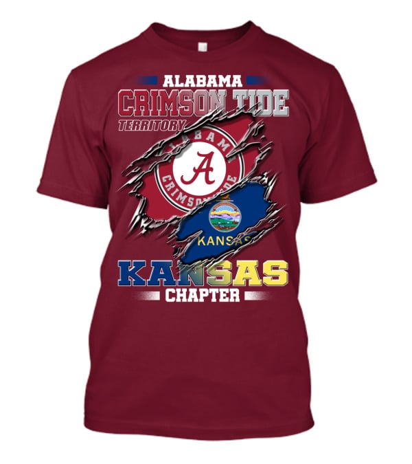 Alabama Crimson Tide Territory Kansas Chapter T-Shirt