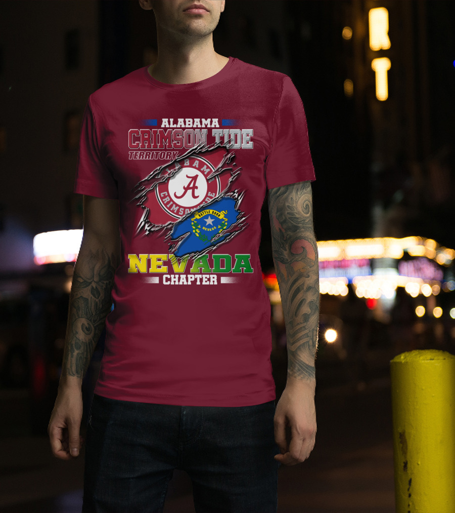 Alabama Crimson Tide Territory Nevada Chapter T-Shirt