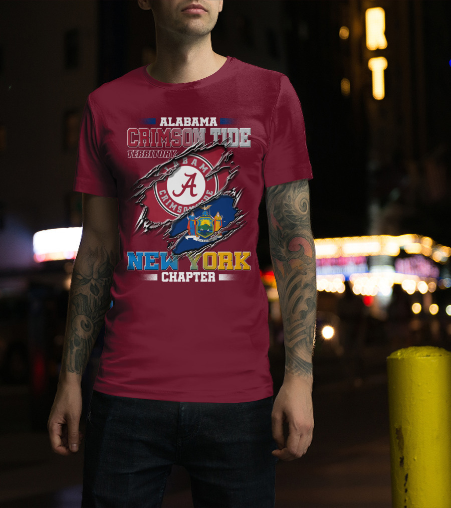 Alabama Crimson Tide Territory New York Chapter T-Shirt