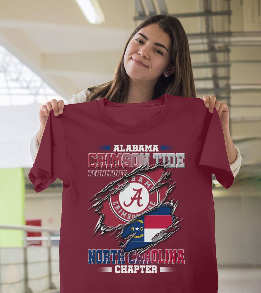 Alabama Crimson Tide Territory North Carolina Chapter T-Shirt