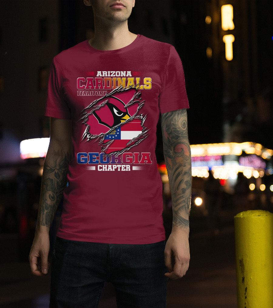 Arizona Cardinals Territory Georgia Chapter T-Shirt