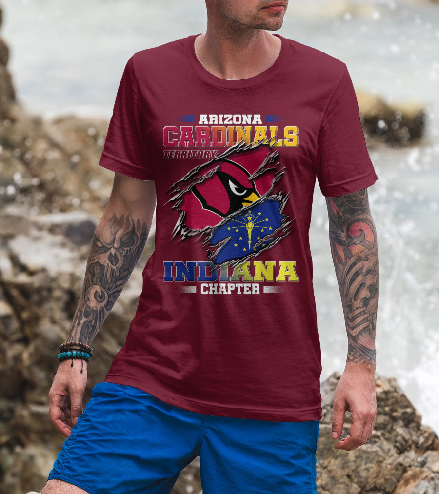 Arizona Cardinals Territory Indiana Chapter T-Shirt