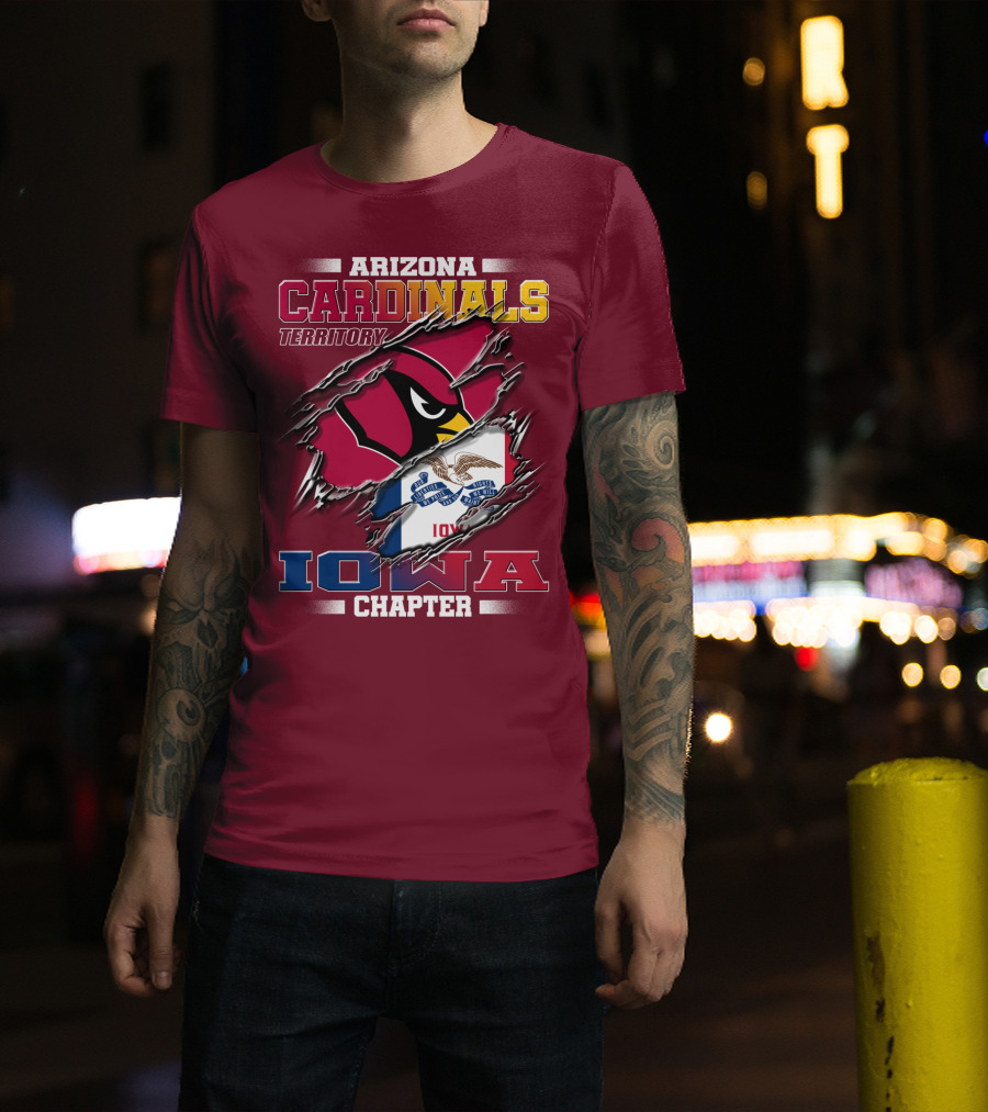 Arizona Cardinals Territory Iowa Chapter T-Shirt