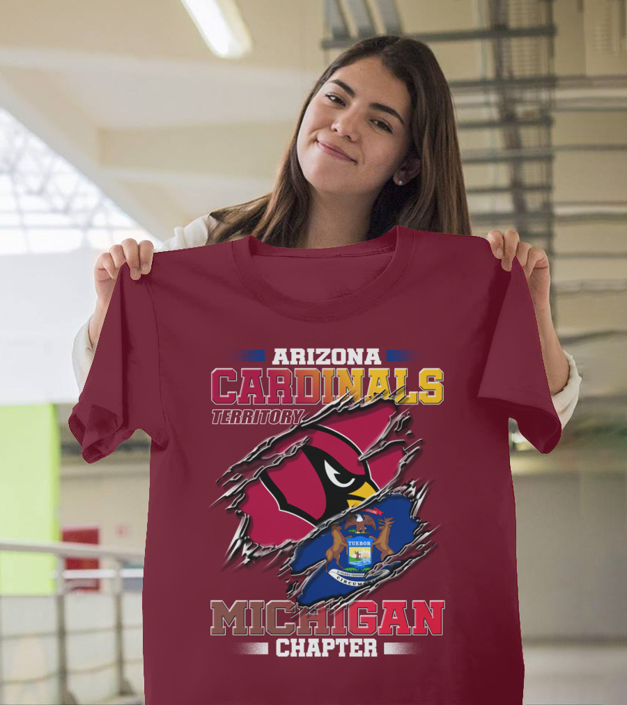 Arizona Cardinals Territory Michigan Chapter T-Shirt