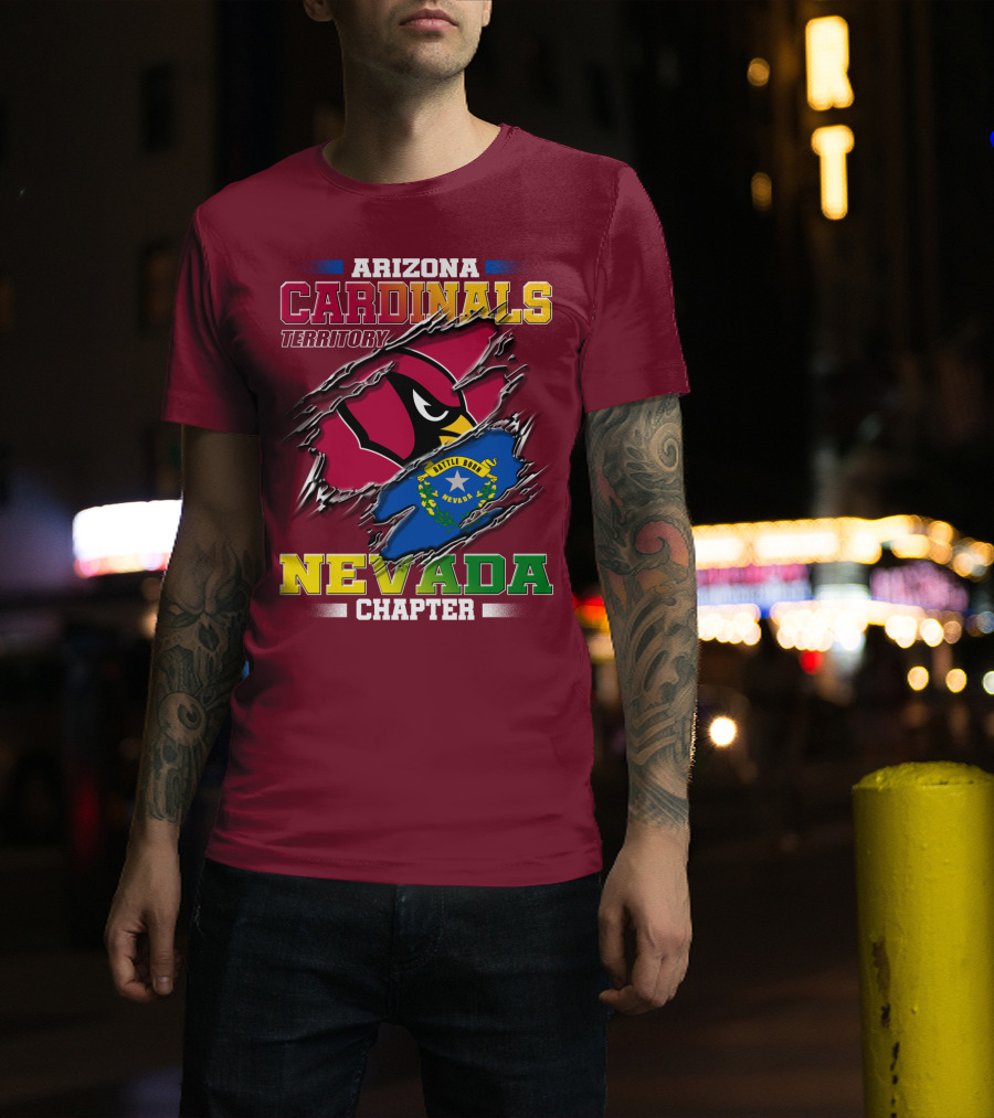 Arizona Cardinals Territory Nevada Chapter T-Shirt