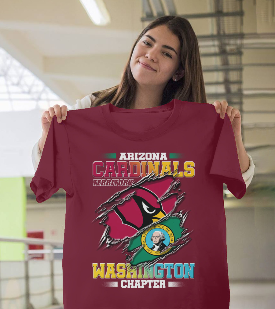 Arizona Cardinals Territory Washington Chapter T-Shirt