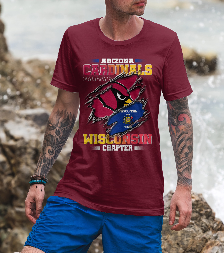 Arizona Cardinals Territory Wisconsin Chapter T-Shirt