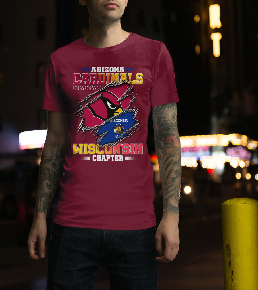 Arizona Cardinals Territory Wisconsin Chapter T-Shirt