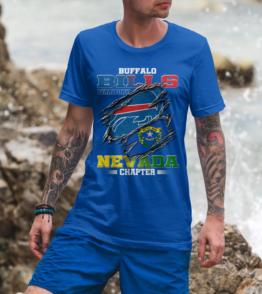 Buffalo Bills Territory Nevada Chapter Battle Born T-Shirt