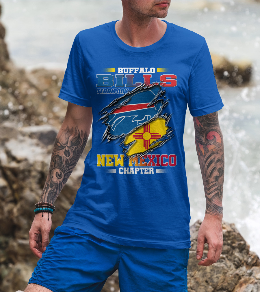 Buffalo Bills Territory New Mexico Chapter T-Shirt