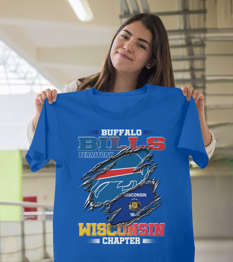 Buffalo Bills Territory Wisconsin Chapter 1848 T-Shirt