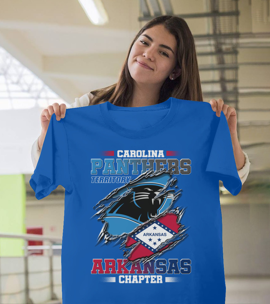 Carolina Panthers Territory Arkansas Chapter T-Shirt