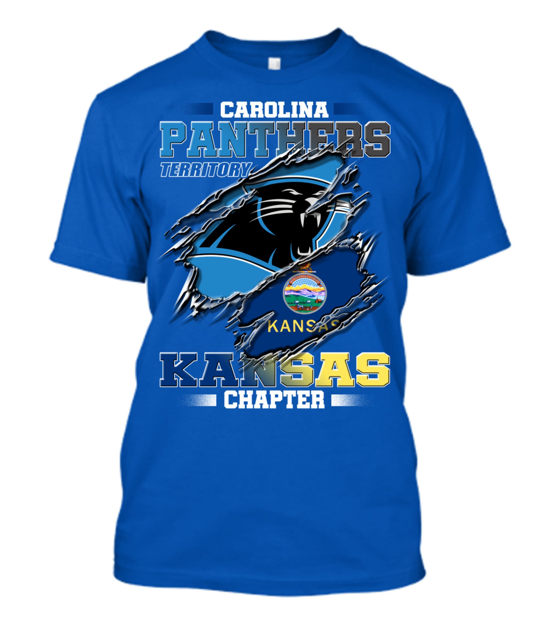 Carolina Panthers Territory Kansas Chapter T-Shirt