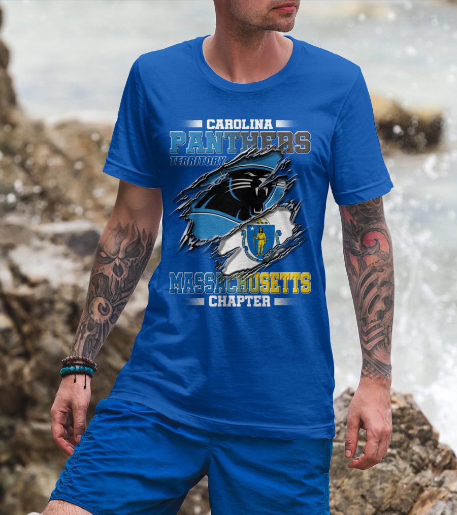 Carolina Panthers Territory Massachusetts Chapter T-Shirt