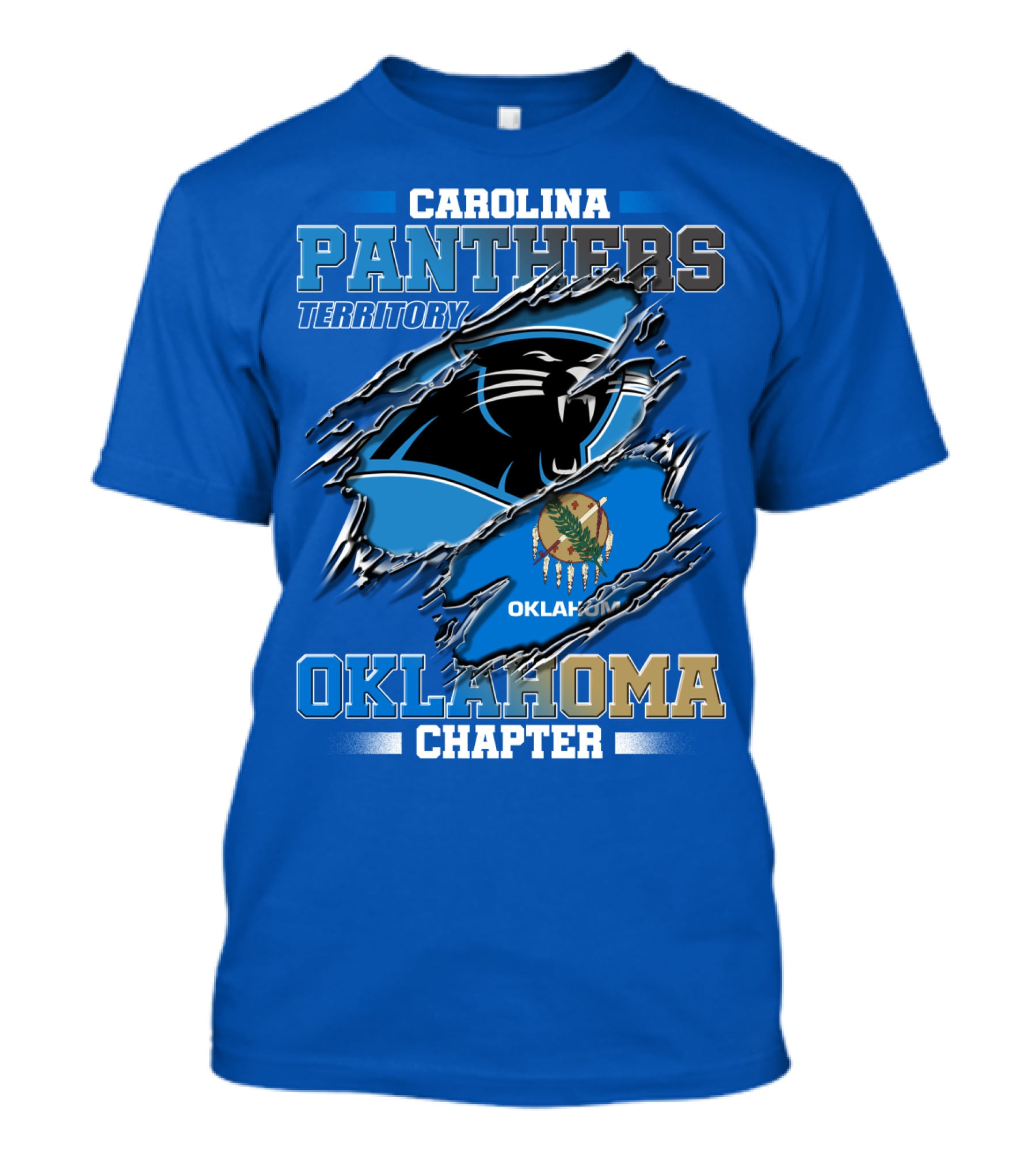 Carolina Panthers Territory Oklahoma Chapter T-Shirt