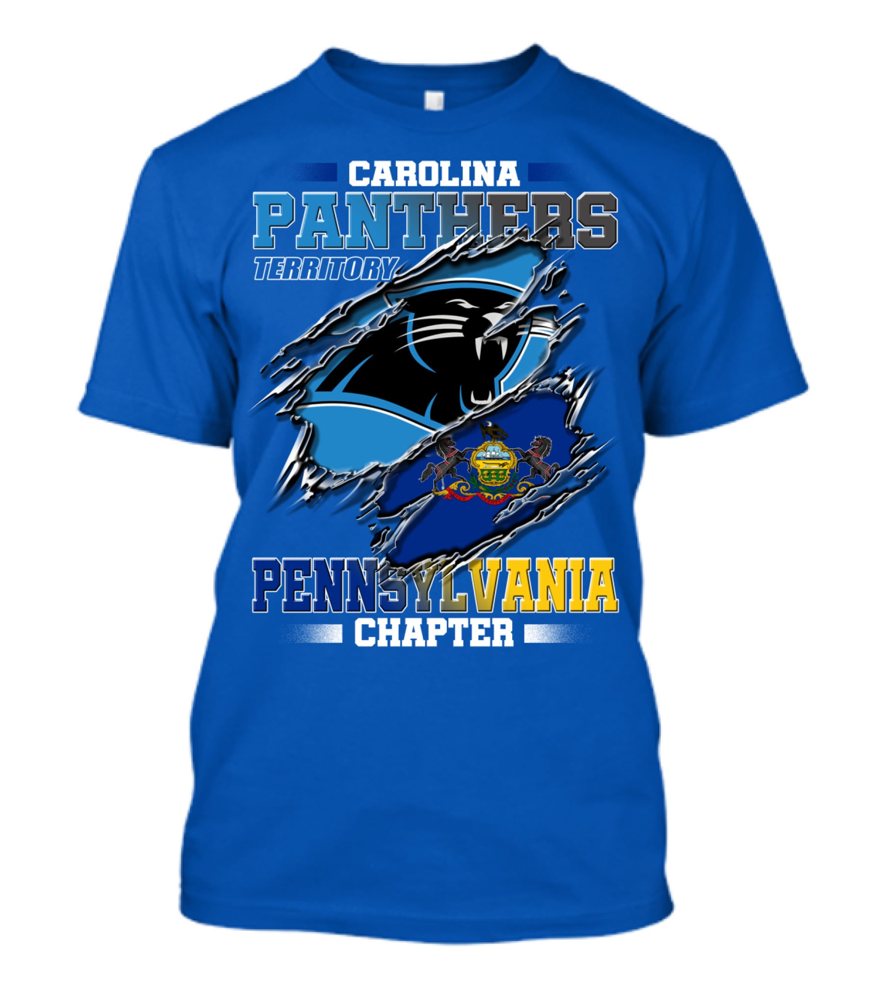 Carolina Panthers Territory Pennsylvania Chapter T-Shirt