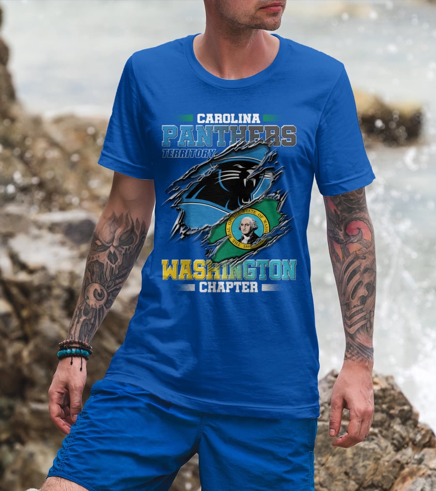 Carolina Panthers Territory Washington Chapter T-Shirt