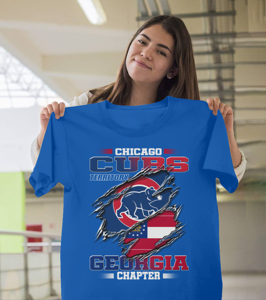 Chicago Cubs Territory Georgia Chapter T-Shirt
