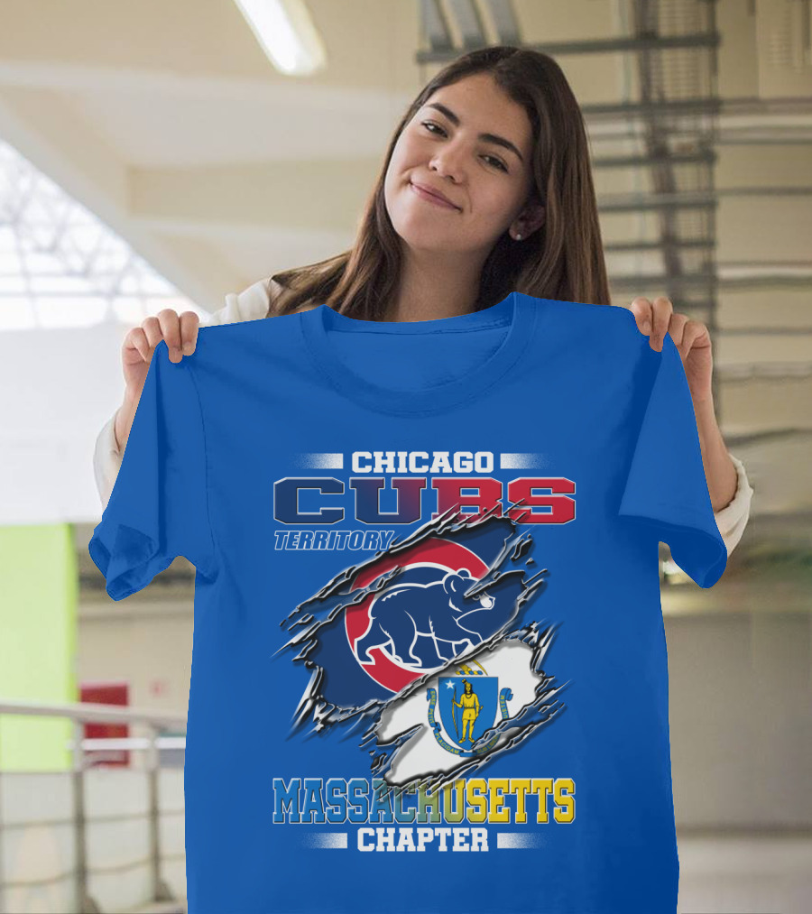 Chicago Cubs Territory Massachusetts Chapter T-Shirt