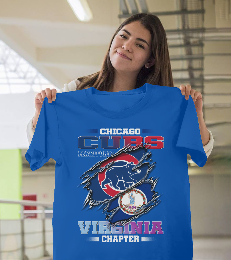 Chicago Cubs Territory Virginia Chapter T-Shirt
