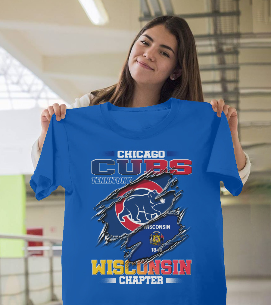 Chicago Cubs Territory Wisconsin Chapter T-Shirt