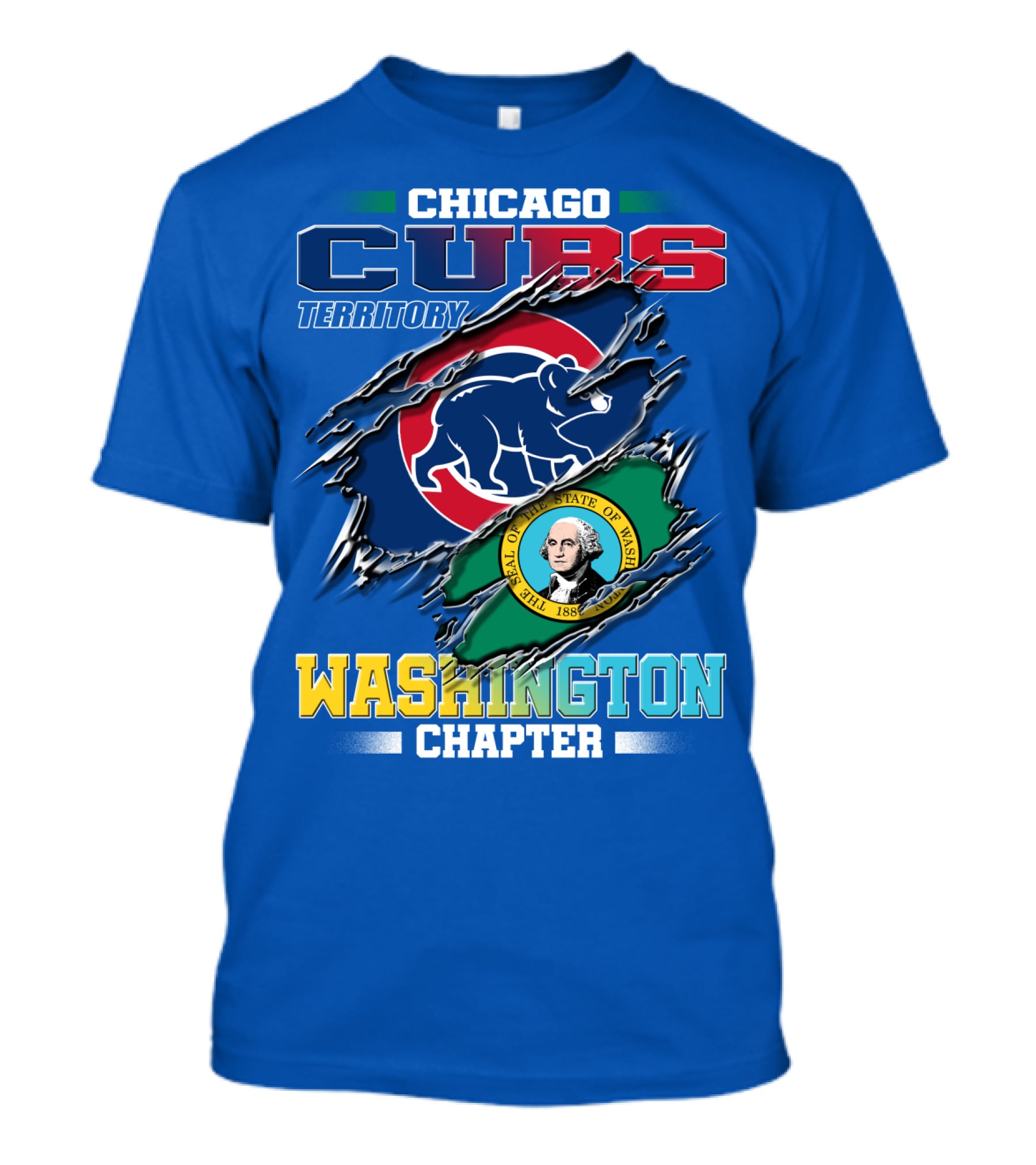 Chicago Cubs Territory Washington Chapter T-Shirt