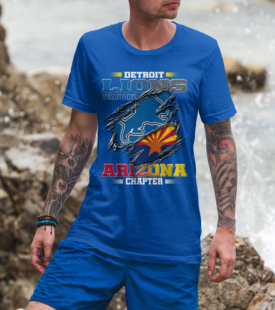 Detroit Lions Territory Arizona Chapter T-Shirt