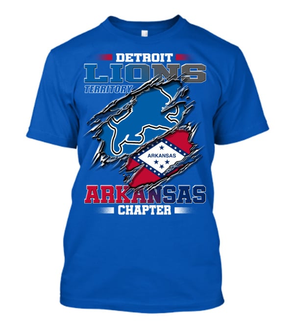 Detroit Lions Territory Arkansas Chapter T-Shirt