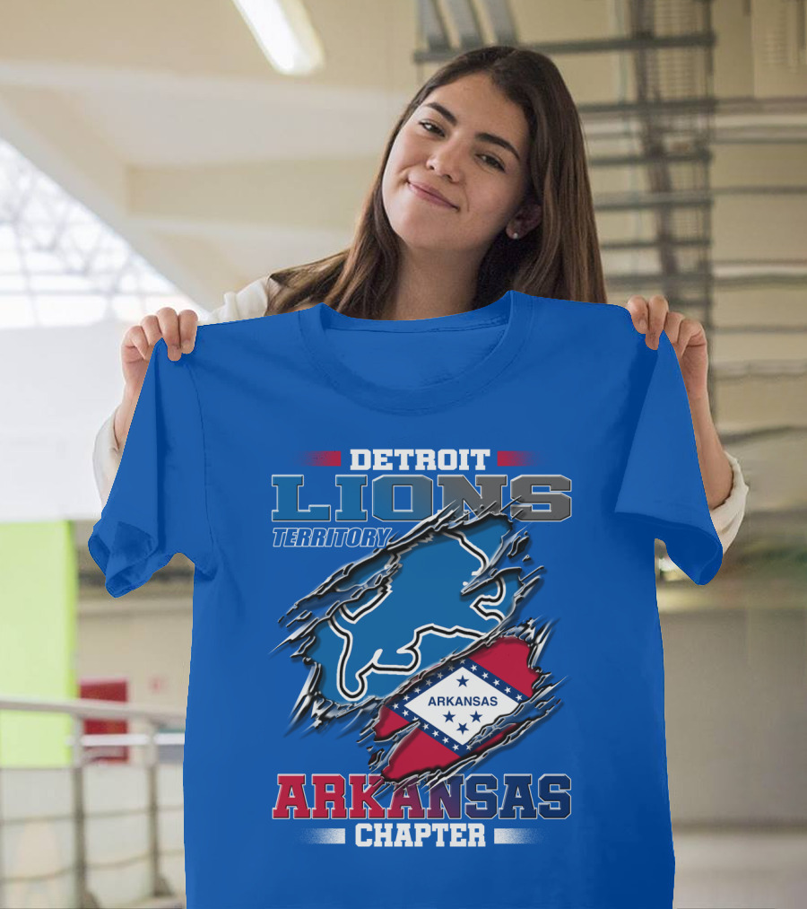 Detroit Lions Territory Arkansas Chapter T-Shirt