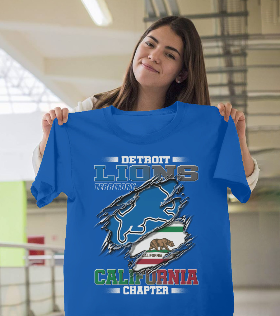 Detroit Lions Territory California Chapter T-Shirt