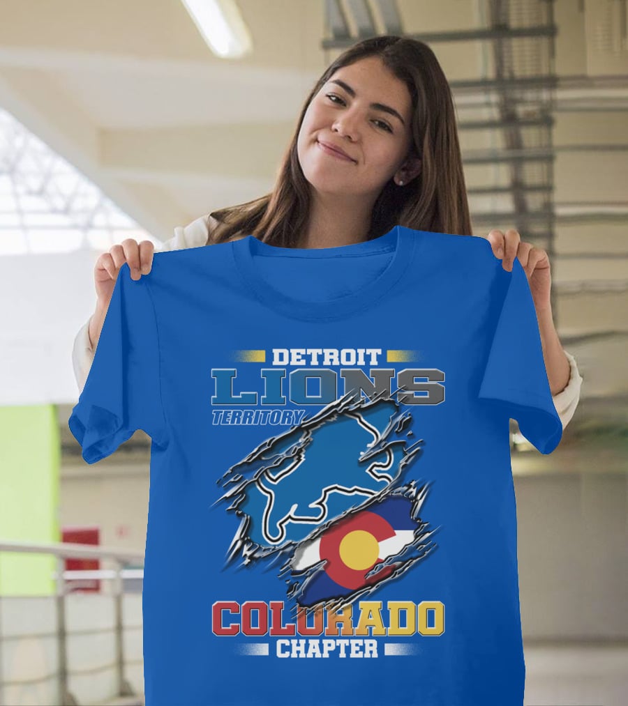 Detroit Lions Territory Colorado Chapter T-Shirt
