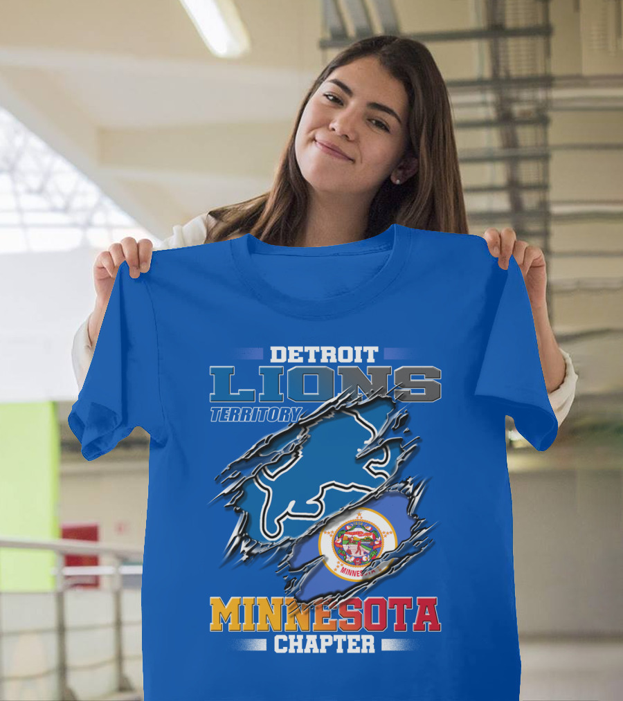Detroit Lions Territory Minnesota Chapter T-Shirt