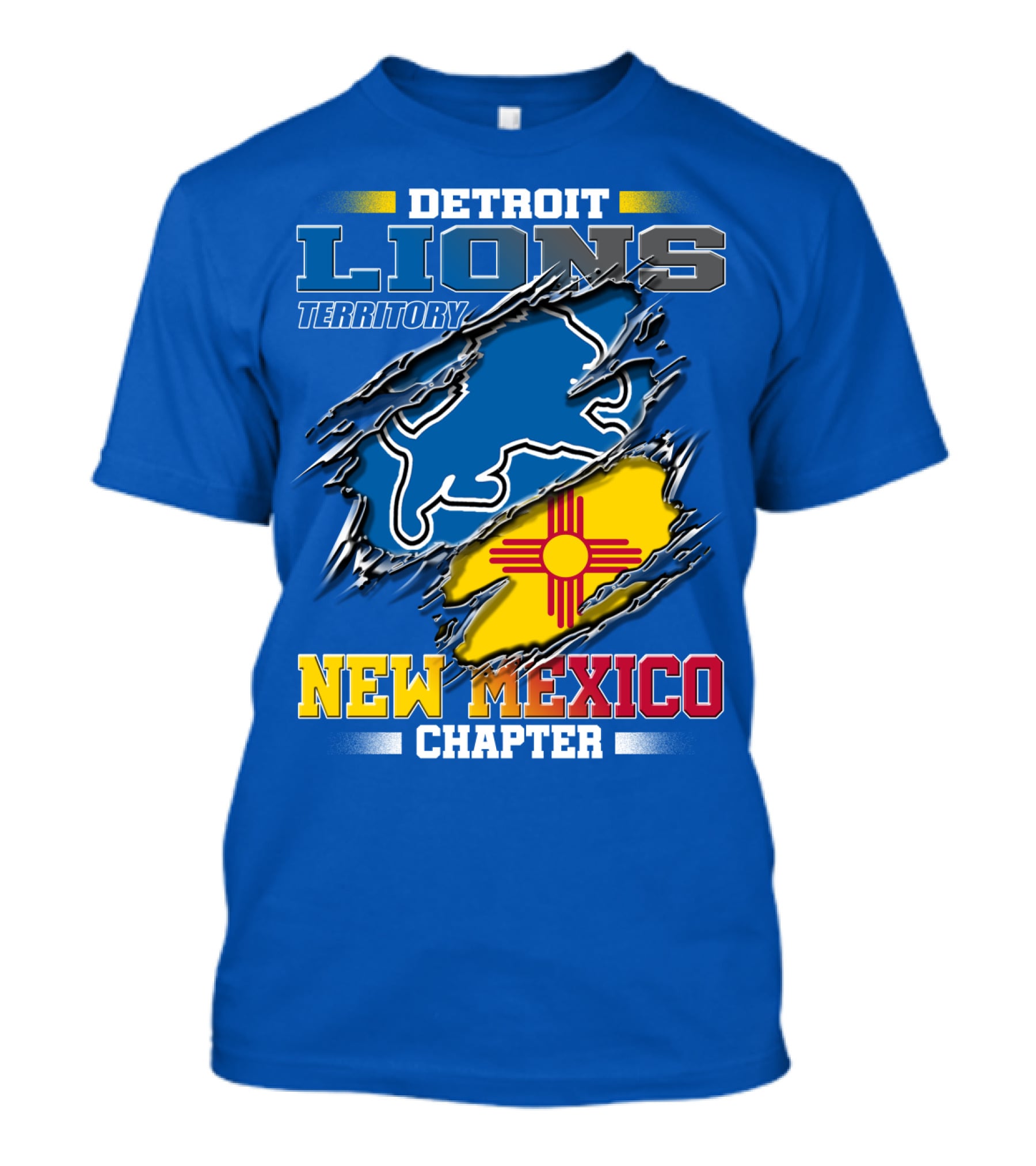 Detroit Lions Territory New Mexico Chapter T-Shirt